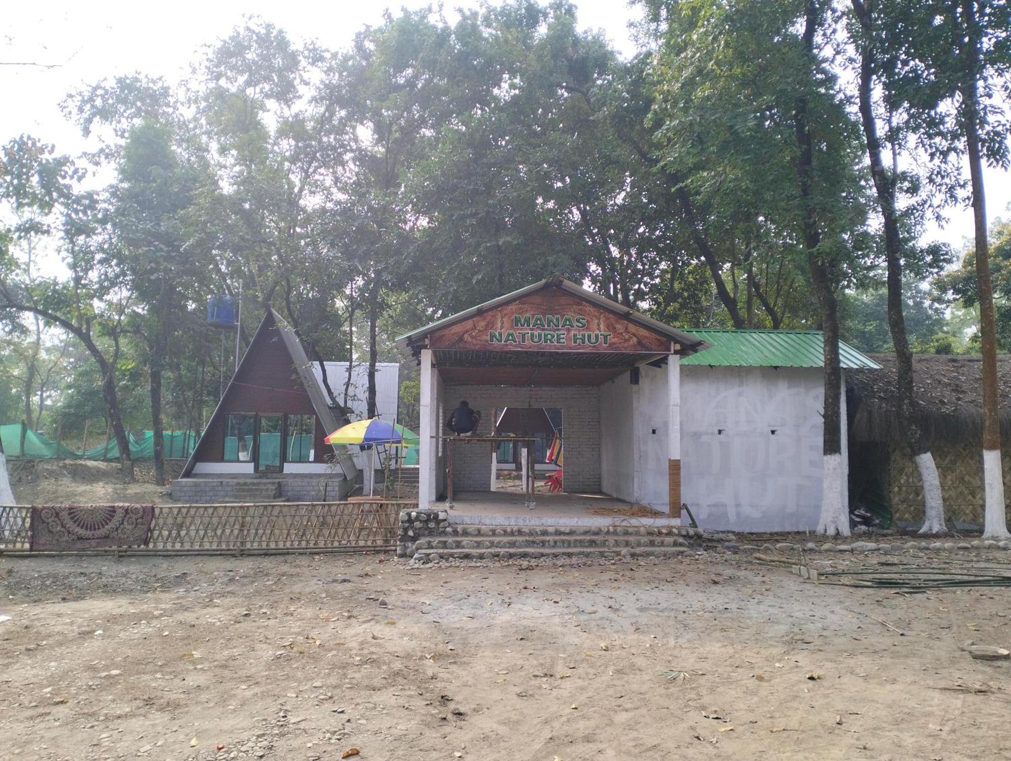 Manas Nature Hut Hotel Jyoti Gaon Exterior photo